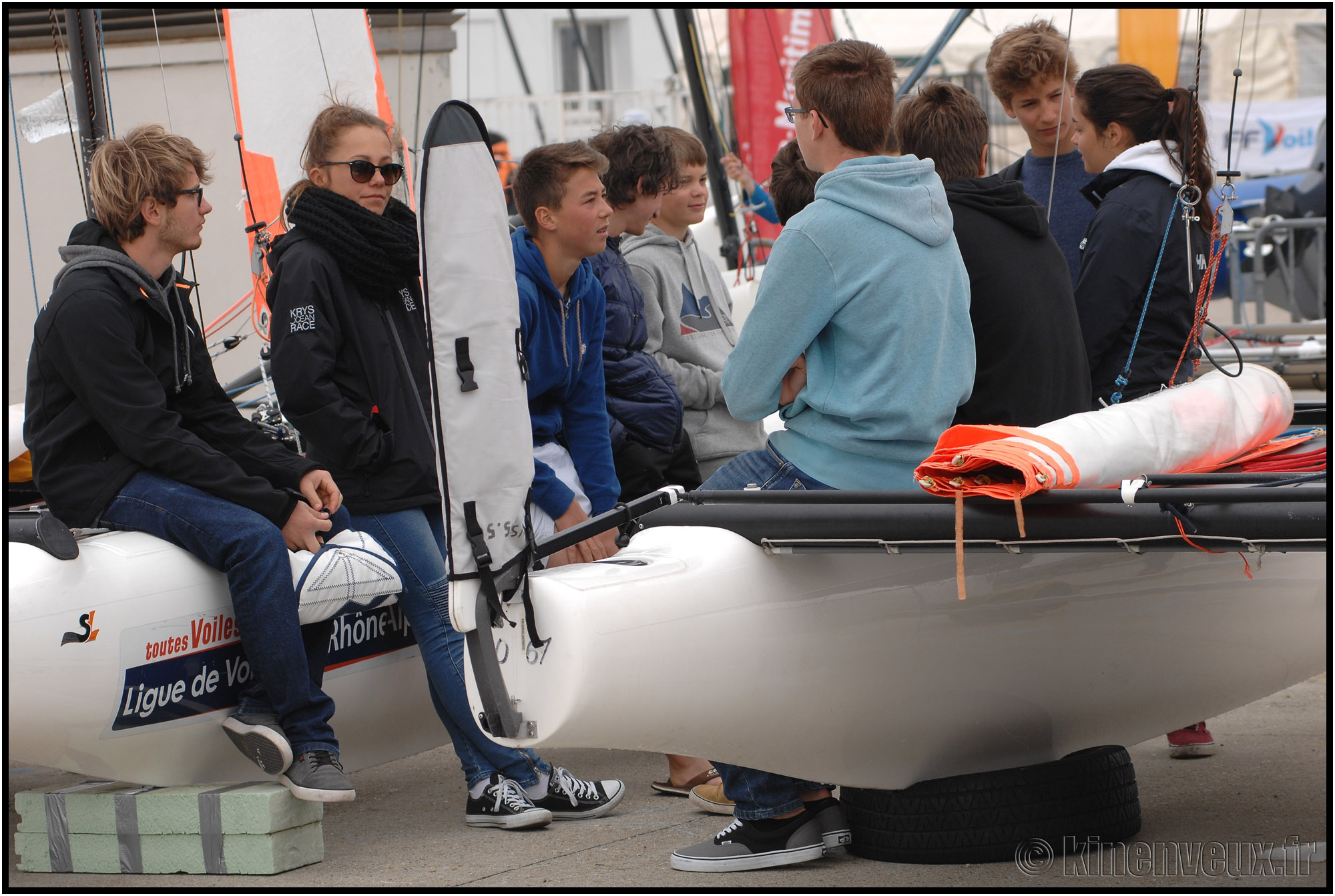 kinenveux_02_nationalcatamans.jpg - Coupe Nationale Jeunes Catamarans 2015 - Le Havre - Centre Nautique Paul Vatine