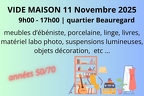 Vide Maison | quartier Beauregard